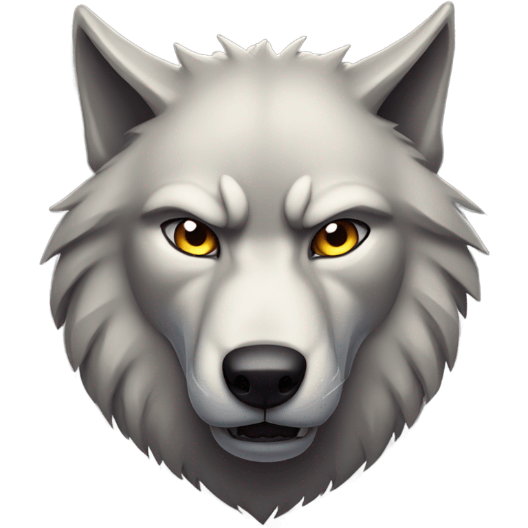 Wolf mean emoji