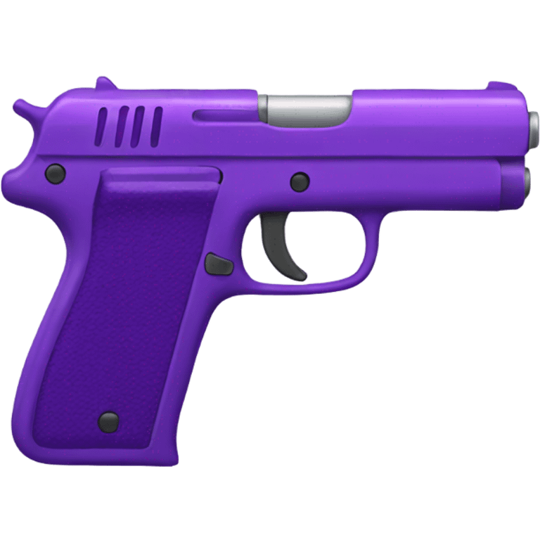 pistol purple emoji