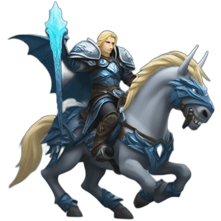 arthas riding sindragosa emoji