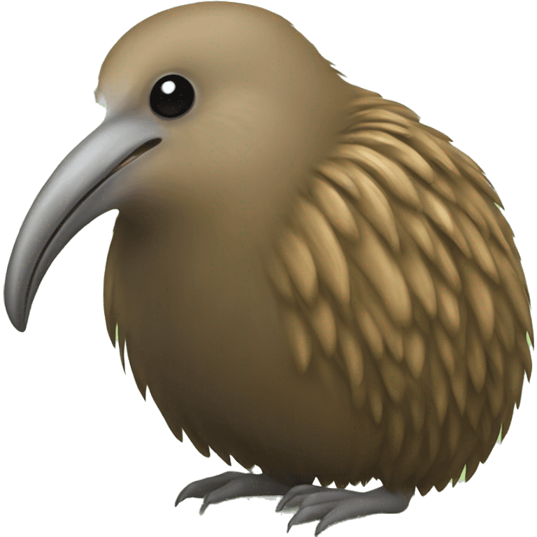 brown kiwi bird emoji