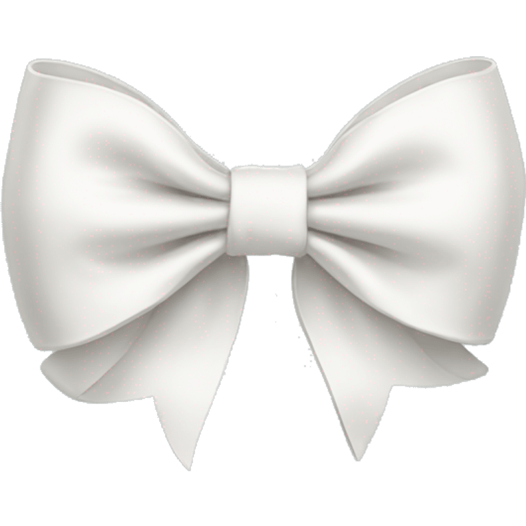 White bow  emoji