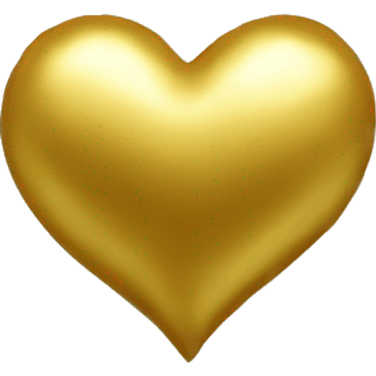 gold heart emoji