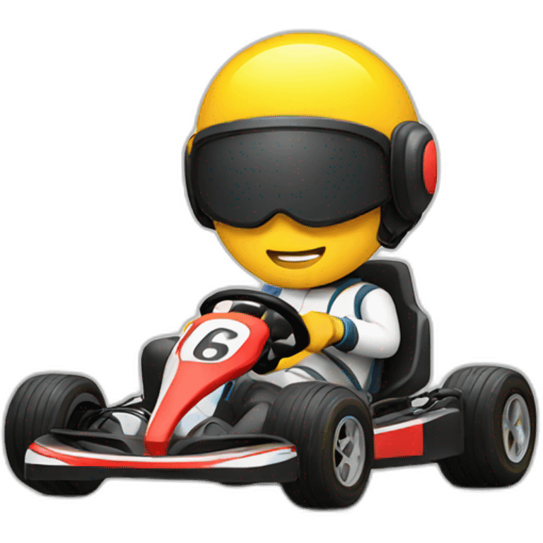 Karting emoji