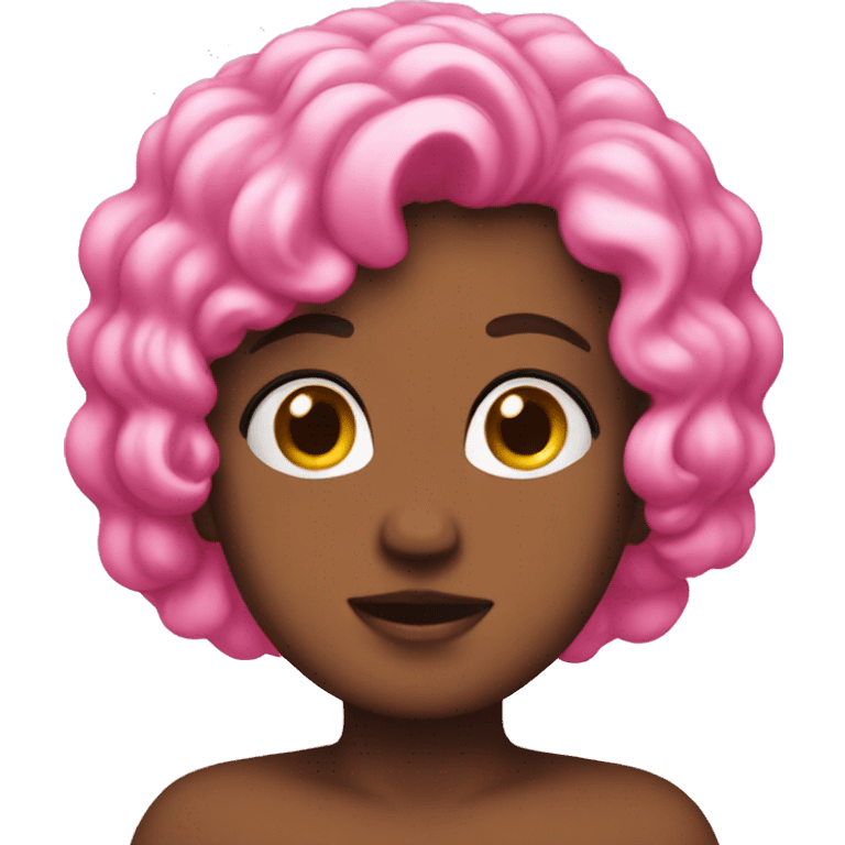 Pink heard emoji