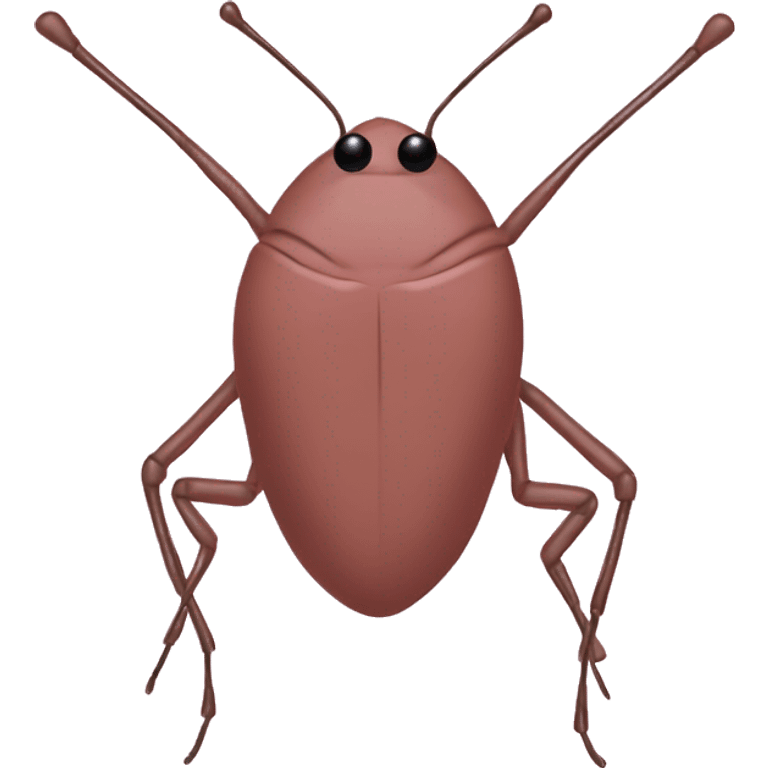 brown stickbug in a pink suit emoji