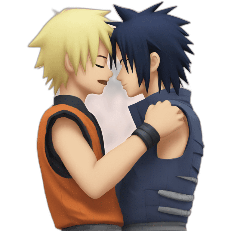 Sasuke kiss naruto emoji