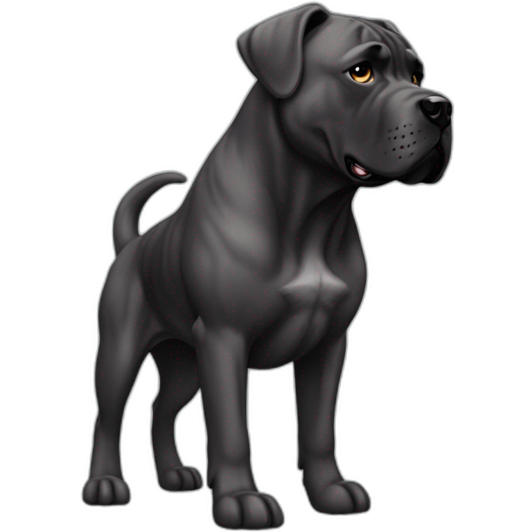 Dog Cane Corso full body emoji