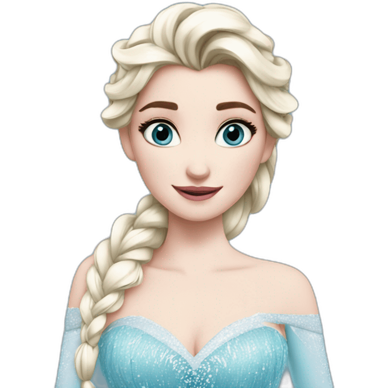 Elsa frozen emoji