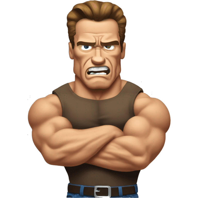 angry arnold schwarzenegger physique emoji