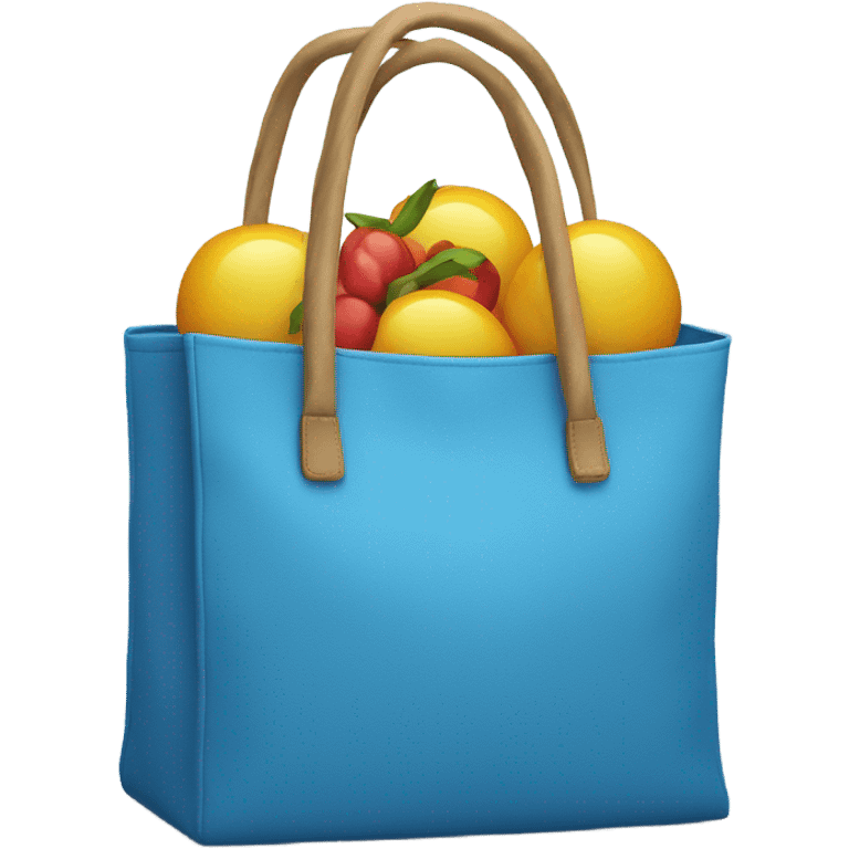 Blaue Shopping Tasche emoji