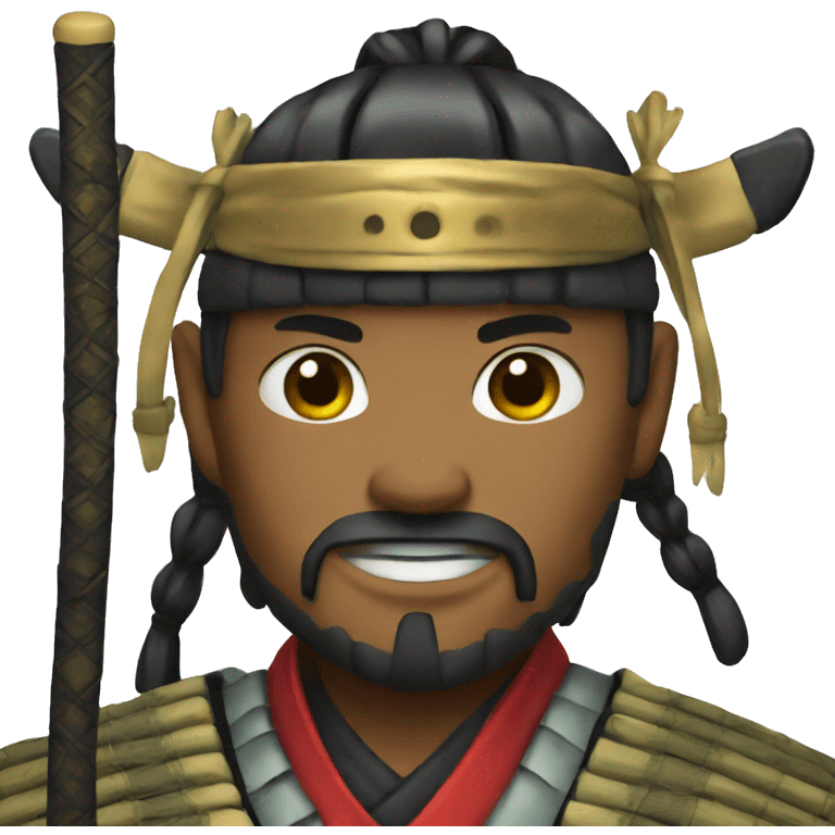 funny samurai emoji