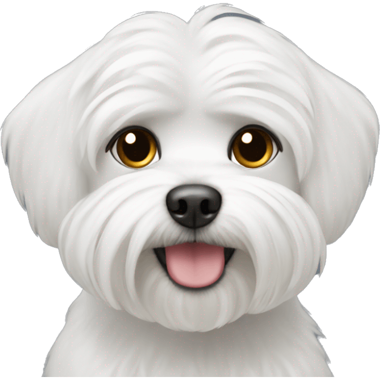 White Maltese emoji