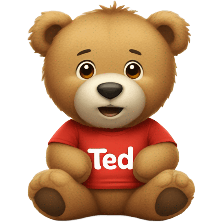 TED the bear emoji