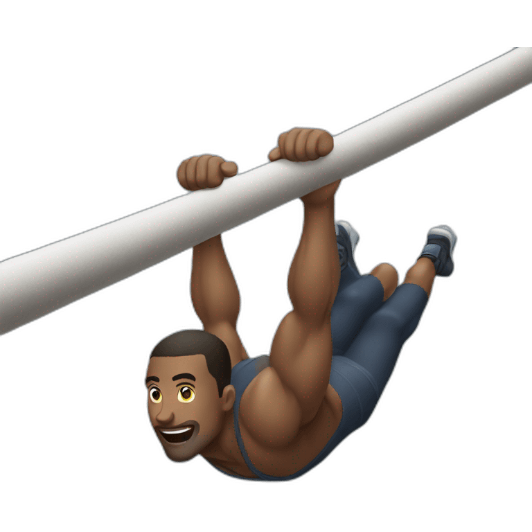 Man on horizontal bar emoji