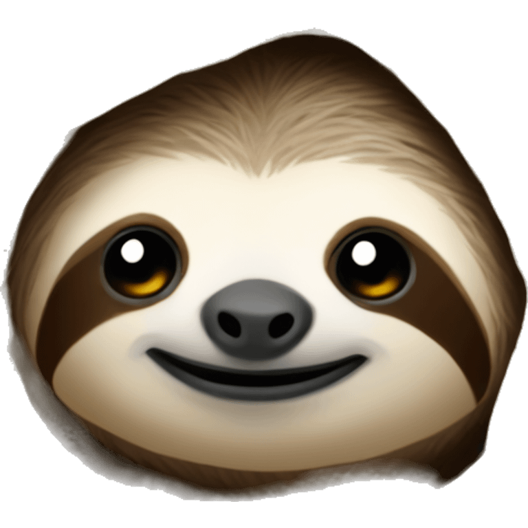 Sloth in a blanket emoji