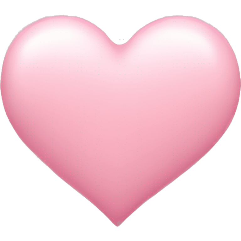 light pink heart emoji