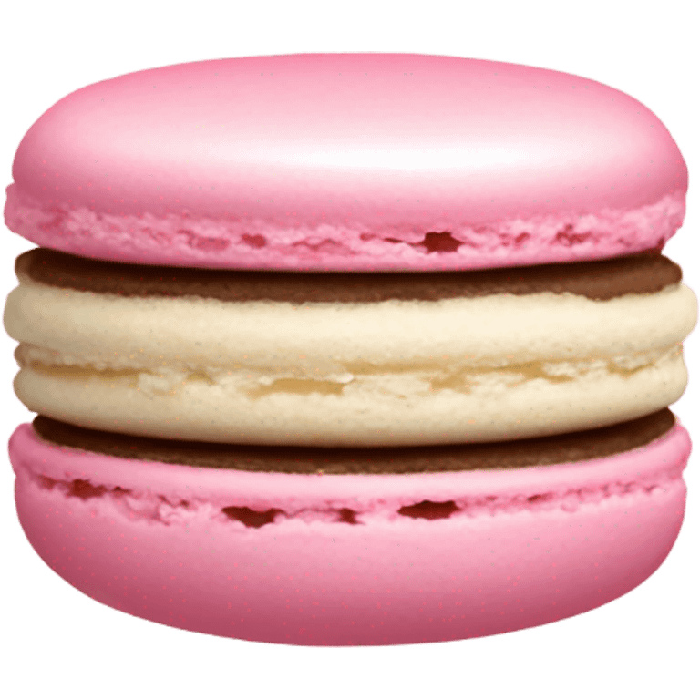 Light pink macaroon emoji