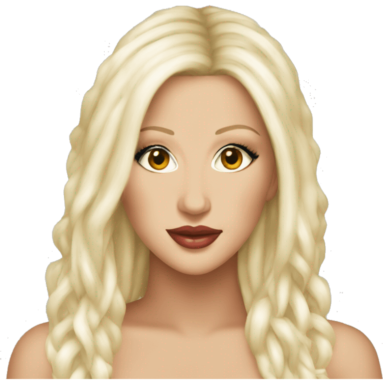 christina aguilera emoji