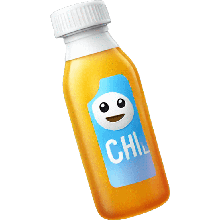 gel bottle with label that says "chilly" emoji