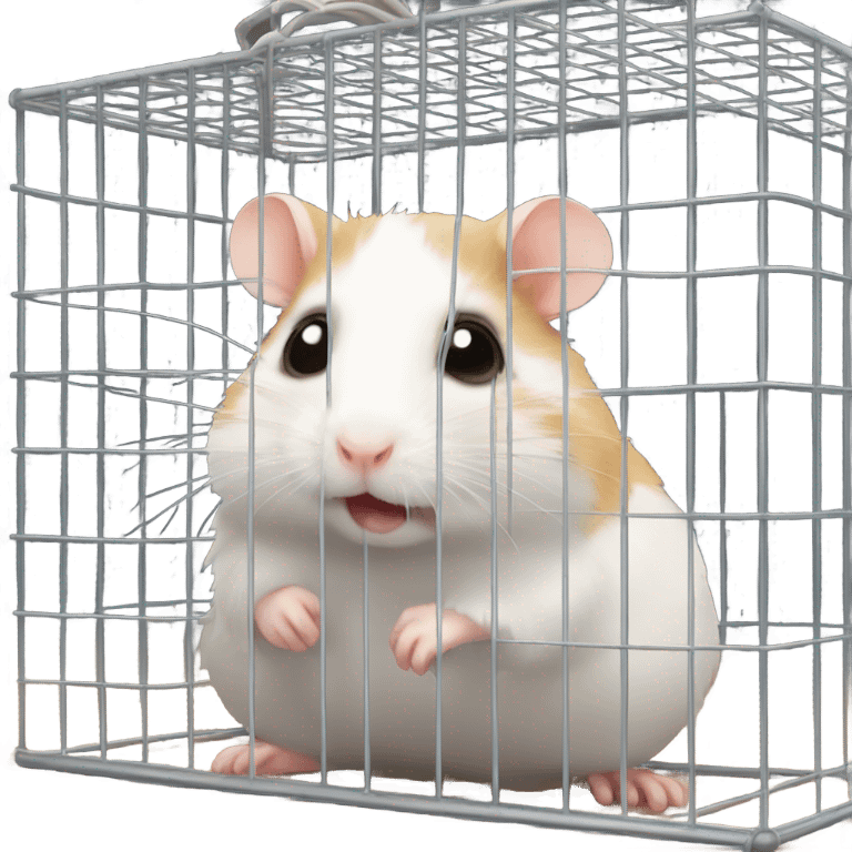 hamster in cage emoji