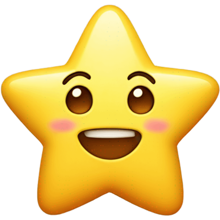 Cute star emoji