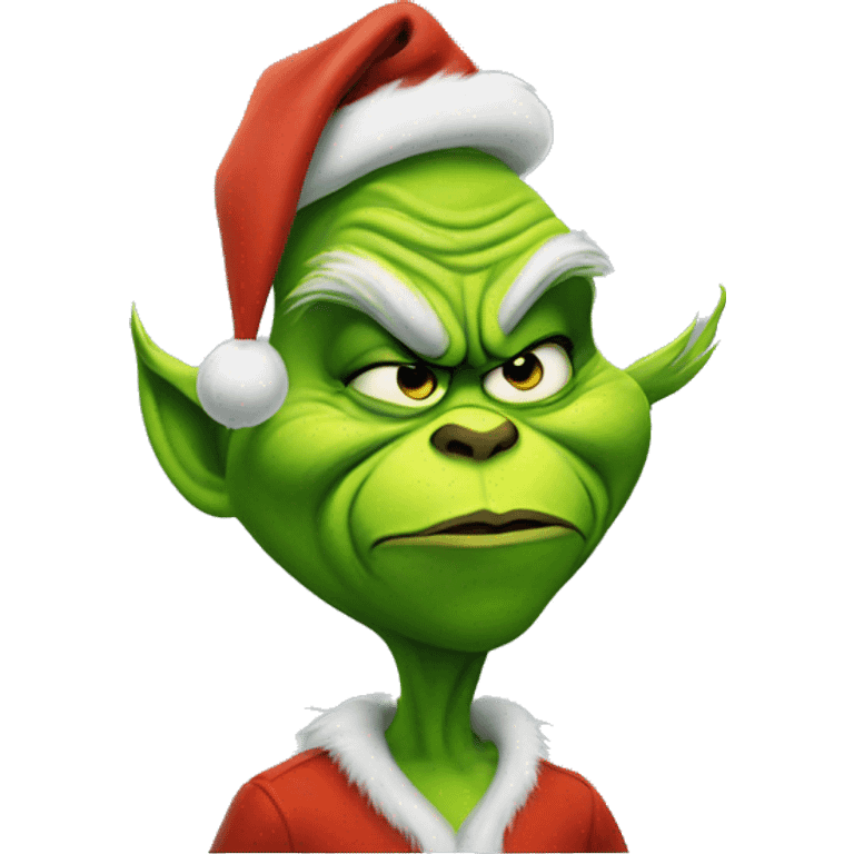 Baddie grinch emoji