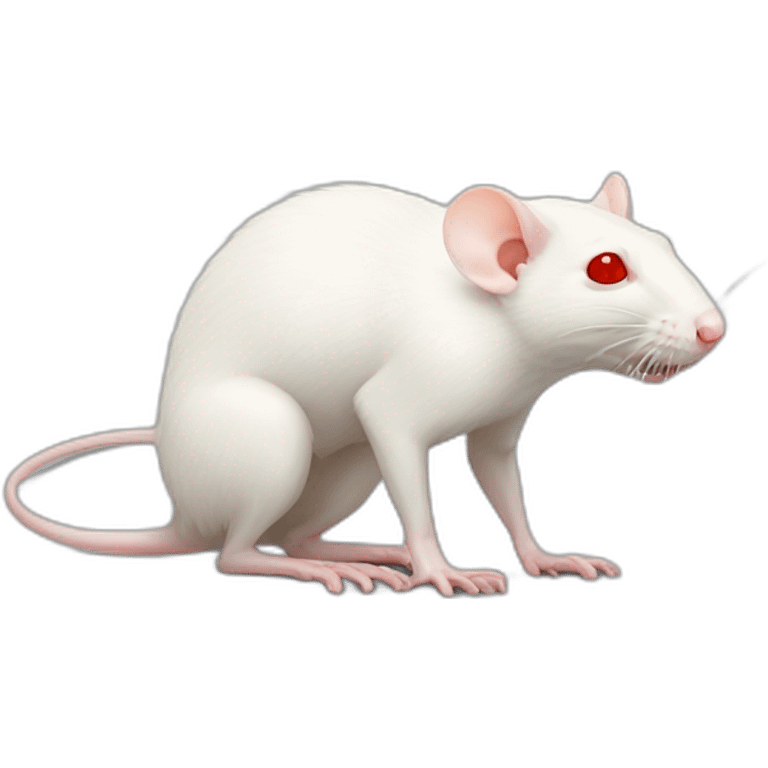 Albino Rat With Red Eyes Full Body emoji