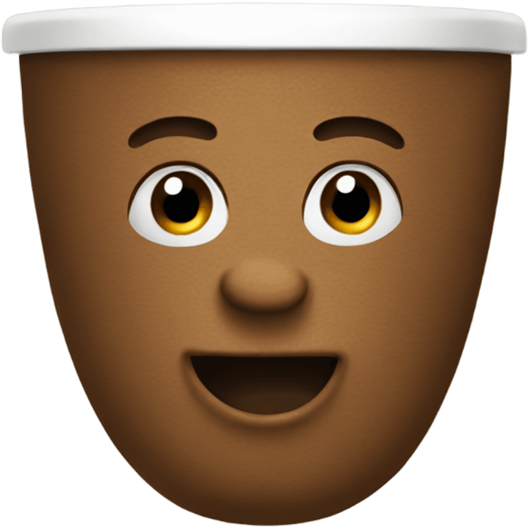 Toilet brown emoji