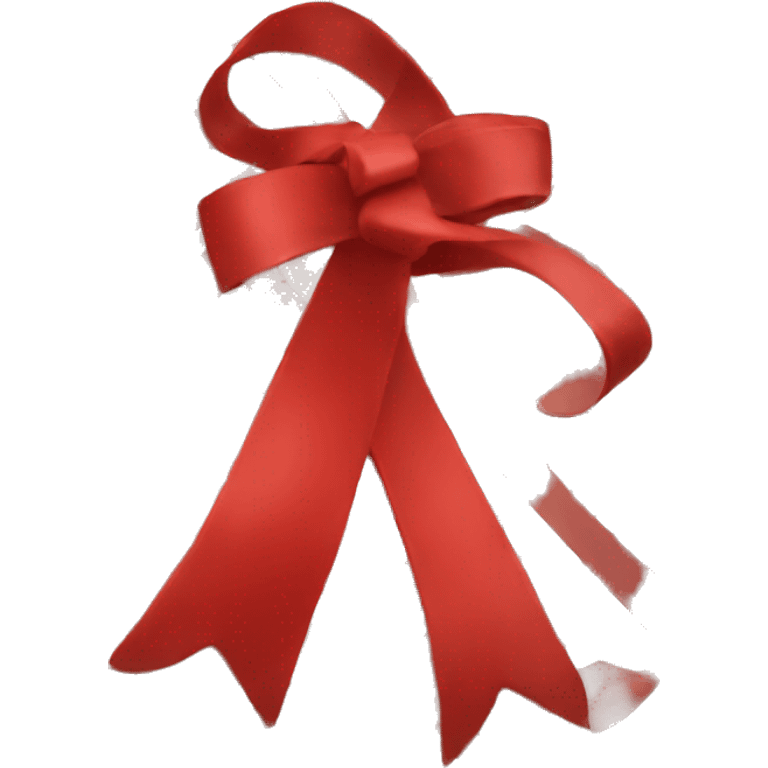 red long ribbon emoji