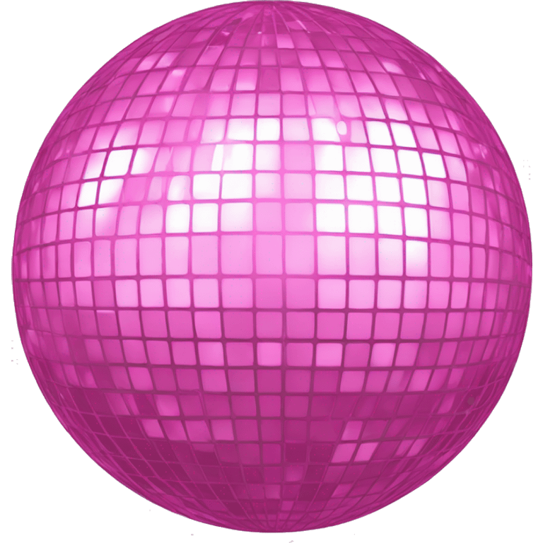 Light pink disco ball  emoji