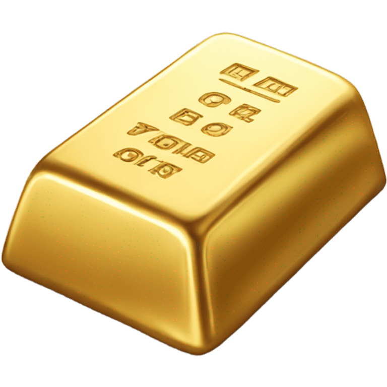 Gold bar emoji