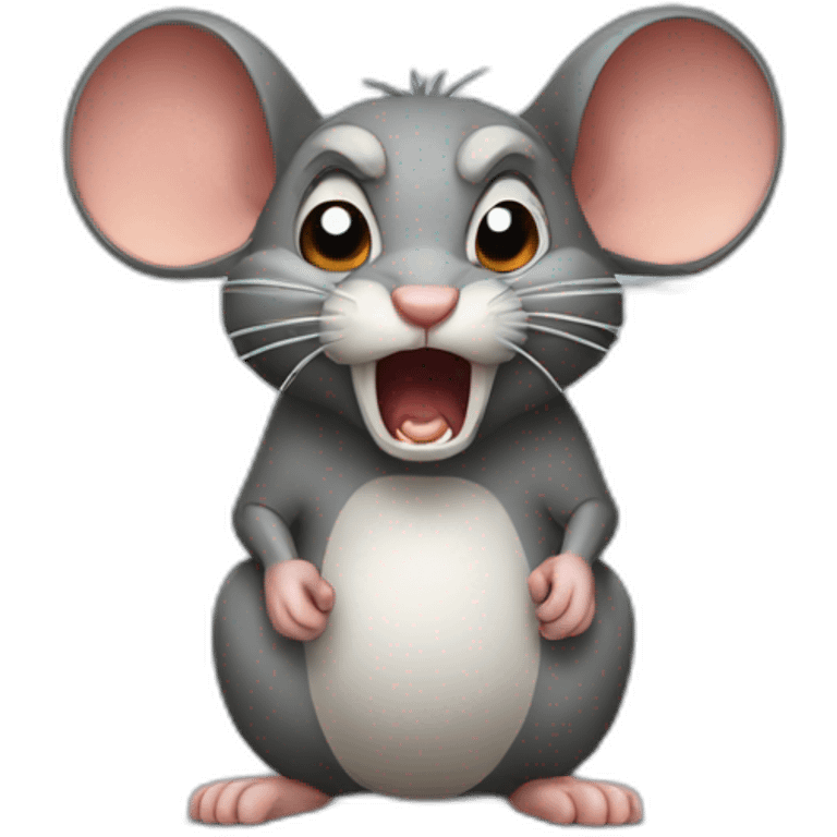 angry mouse emoji