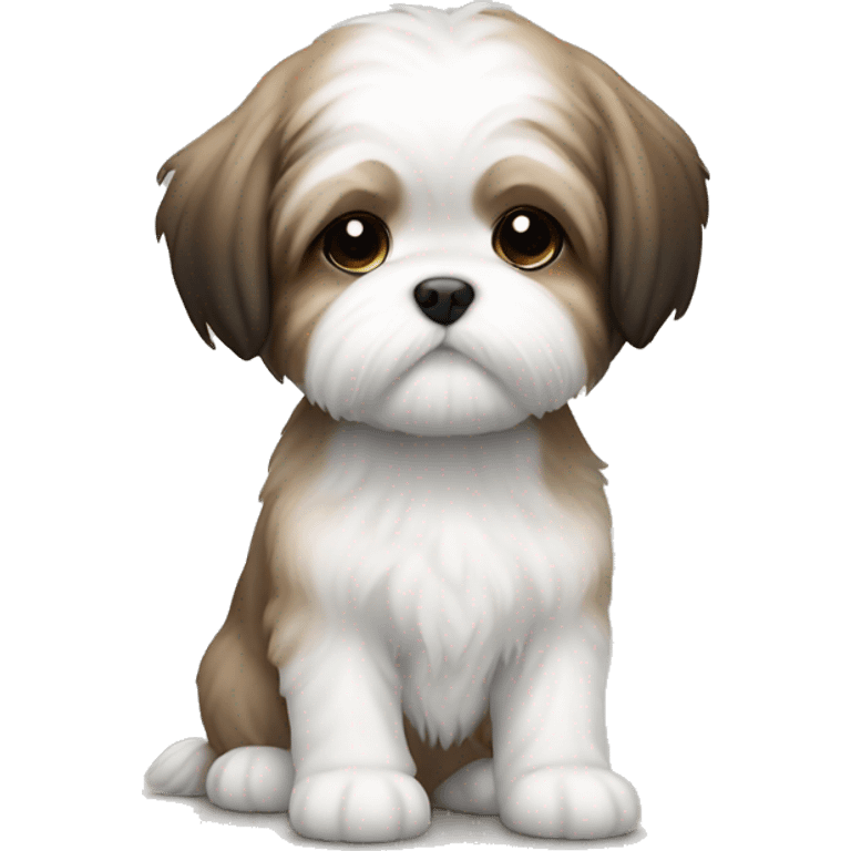 female shih itzu puppy emoji