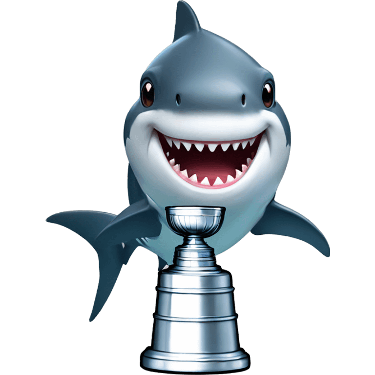 SHARK WITH STANLEY CUP emoji