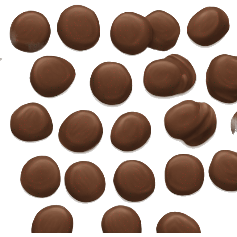 Concha de chocolate  emoji