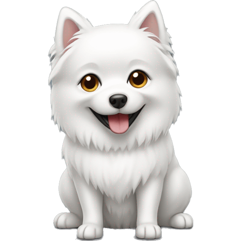 Spitz white emoji