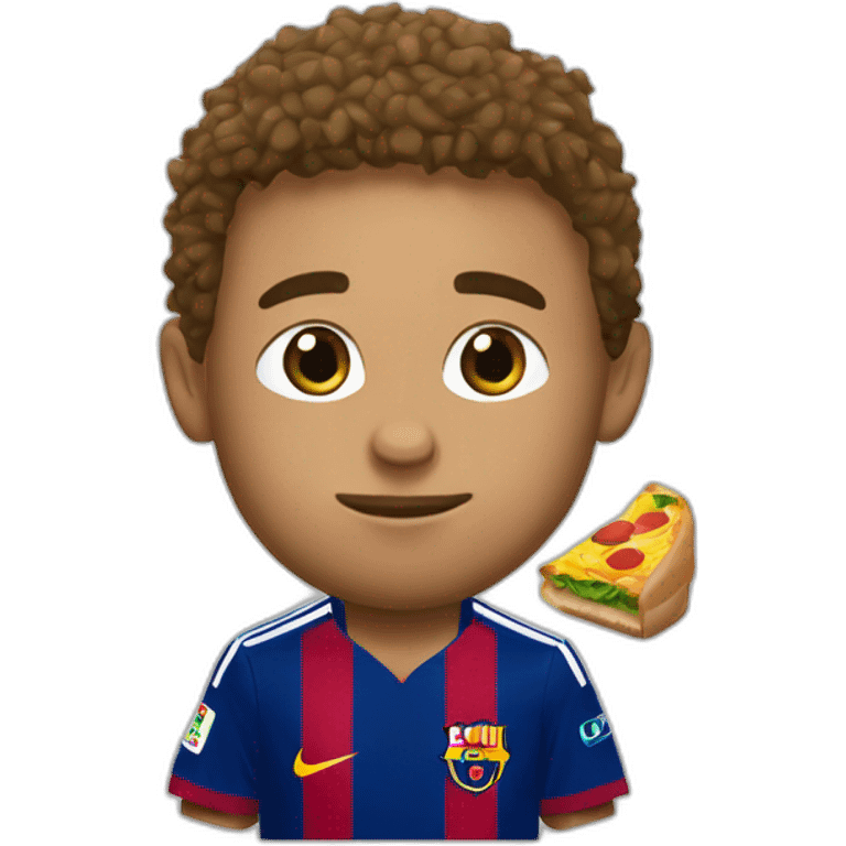 Neymar qui mange Macdonald emoji