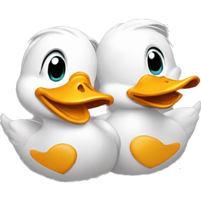 Duck love  emoji