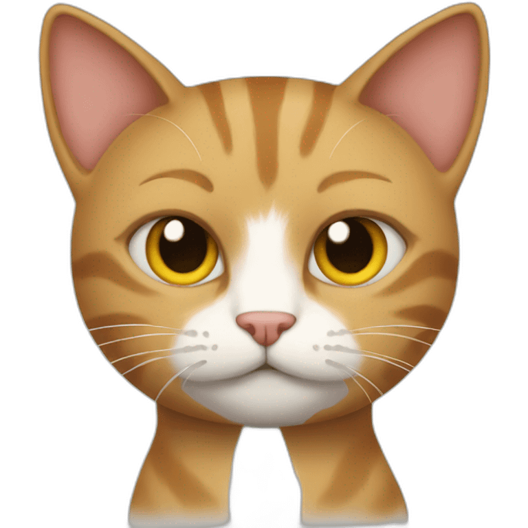 Cat with superpower emoji