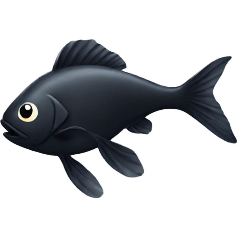 Black fish dancing  emoji