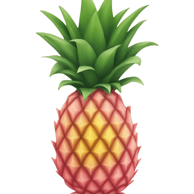 light pink pinapple  emoji