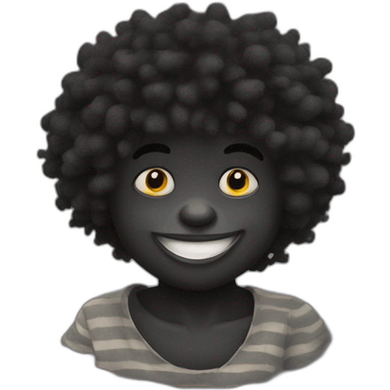 golliwog cotton emoji