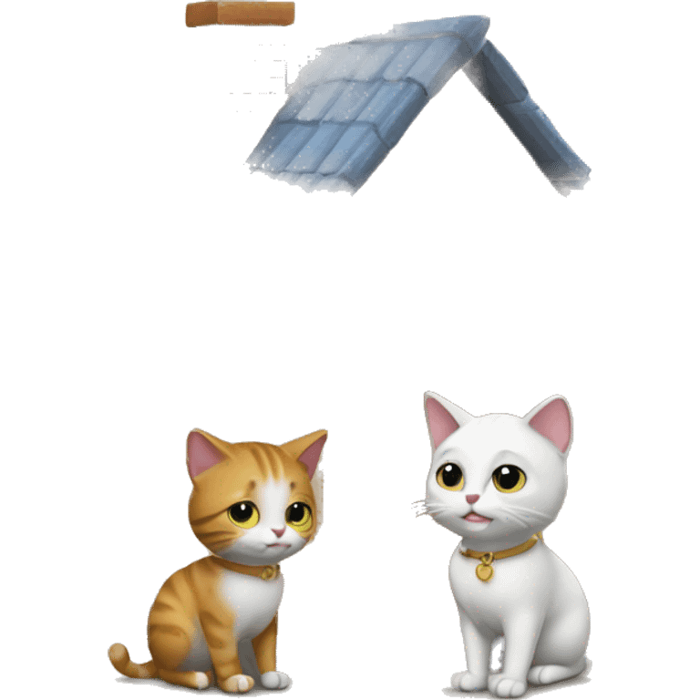 cats buying a house emoji