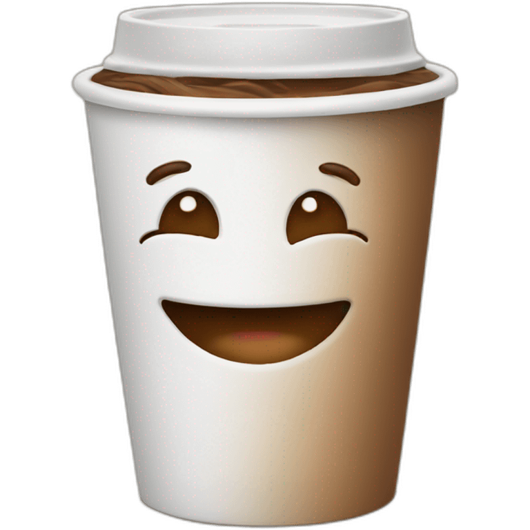 happy coffee cup emoji