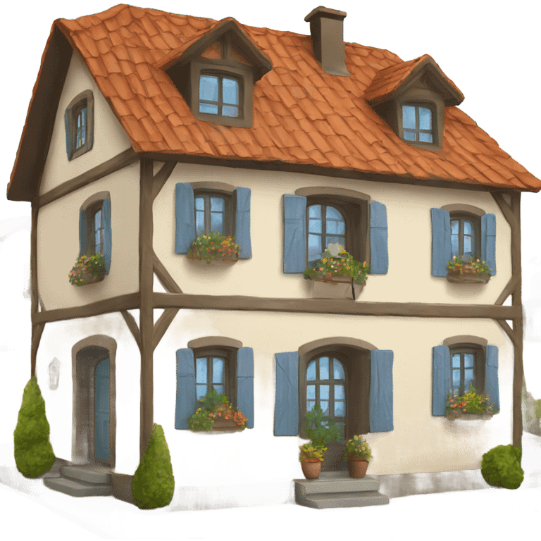 European house emoji