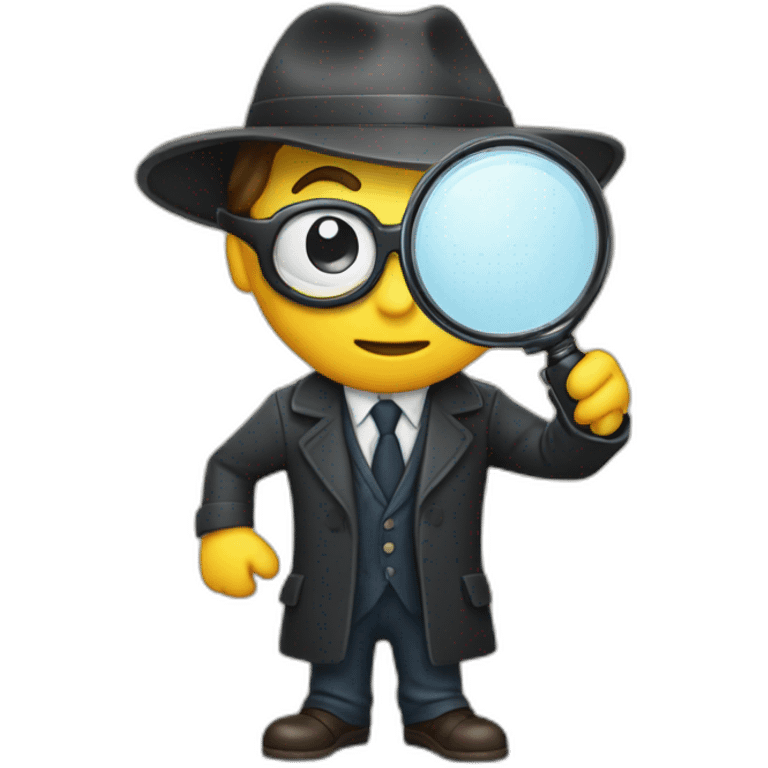 detective with magnifying glass emoji