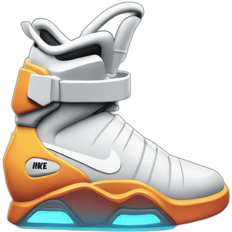 back to the future nike shoes emoji