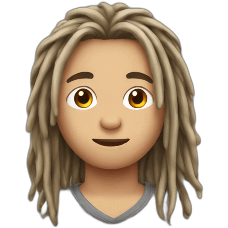 long hair boy dreads emoji