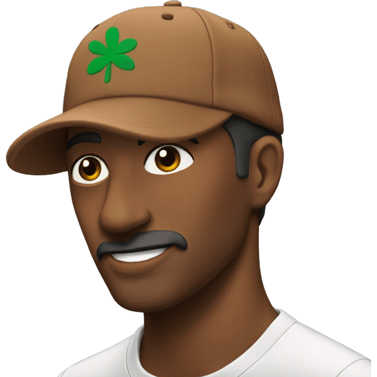 Brown NY dad cap emoji