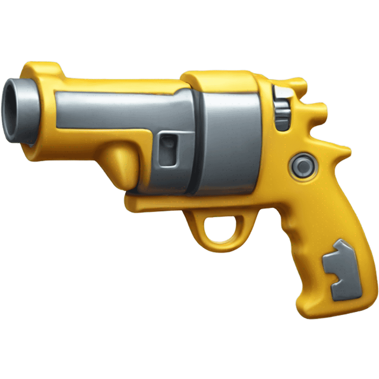 Metal squirt gun emoji